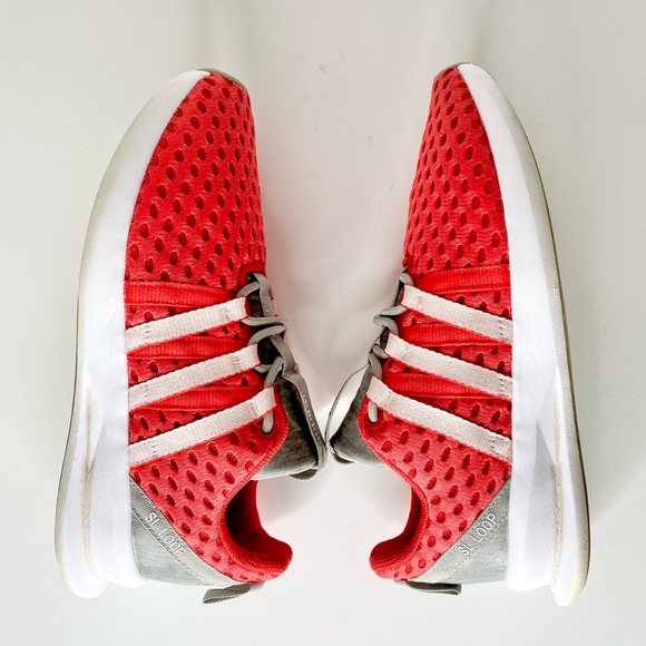 Adidas Women’s Red SL Loop Runners Size 6 - Picture 7 of 13